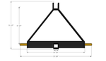 Economy CAT 1 Hitch Measurements